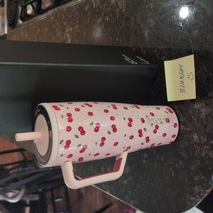 Limited edition cherry 40oz brumate era cup. Krista Horton edition super cute.